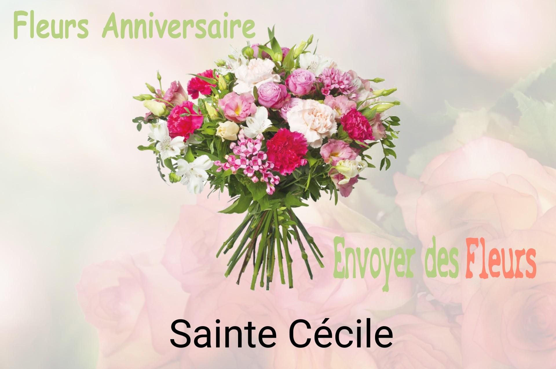 Bouquet de fleurs d’anniversaire livré à Sainte-Cécile
