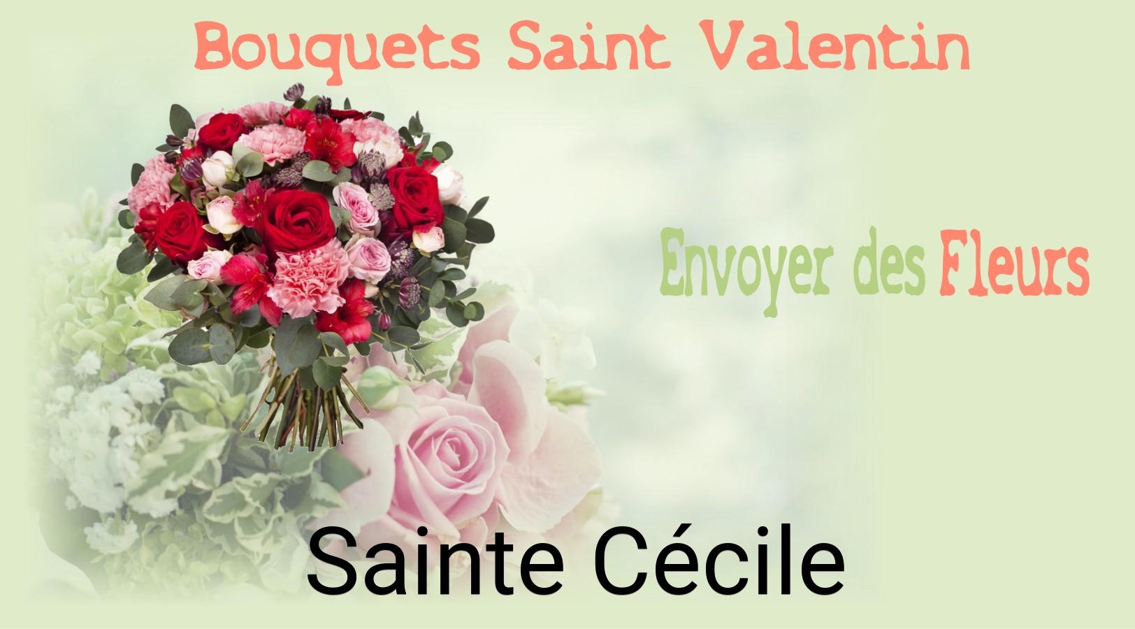 Roses de Saint-Valentin livrées à Sainte-Cécile